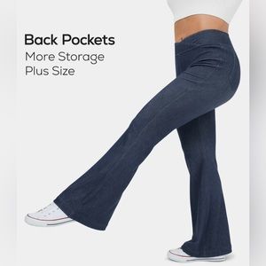 Halara Magic,High Waisted,Crossover,Back Pocket,Stretchy Knit Denim plus size 1X